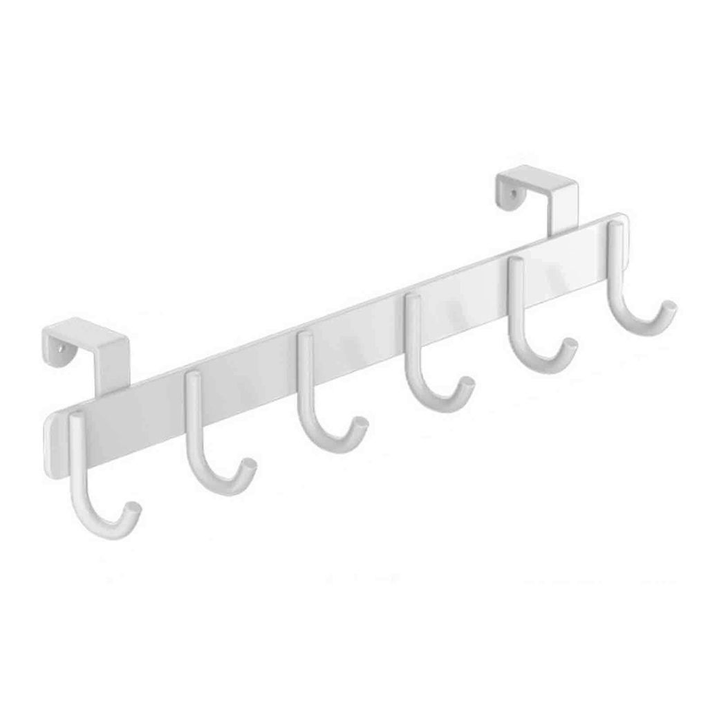 OKWISH Türhaken Kleiderhaken Türgarderobe, Weiß Produktbild 