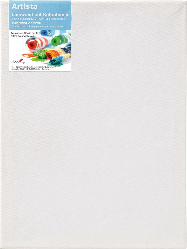 Tela per Pittura Walther 60x90 cm - Telaio a Barella Alta Qualità