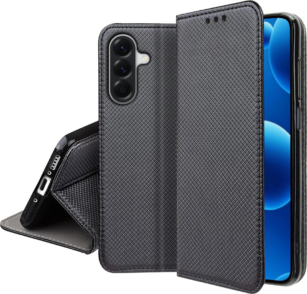 Custodia MAGNET per Samsung A17 5G con chiusura nera + Immagine del prodotto 