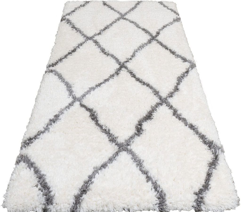 Dom & Deko Teppich Läufer 80 x 150 cm Wanda Creme