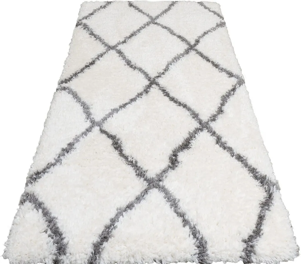 Petit Tapis de Passage Wanda Dom & Deko 80x150 cm Coloris Crème Chic