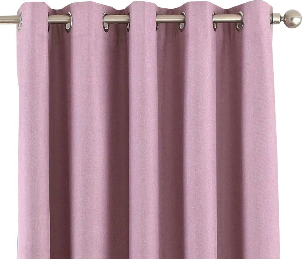 Riva Home Eclipse Verdunklung Vorhänge mit Ösen RV1083 (229cm x 183cm) (Mauve)