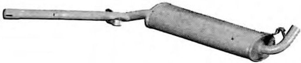 VEGAZ AS-15 Mittelschalldämpfer Schalldämpfer für AUDI 80 (80, 82, B1)