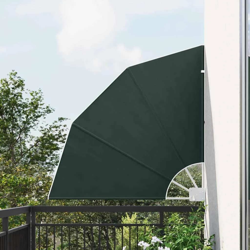 Frangivento Balcone Verde Scuro 115x115 - Tessuto Alta Densità