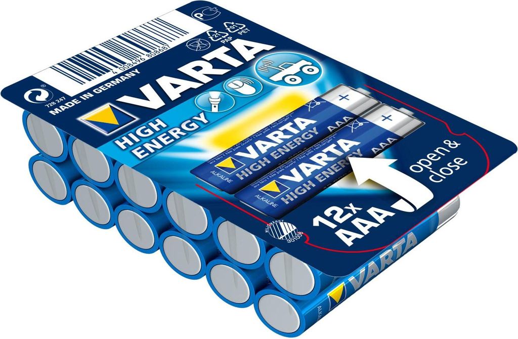 VARTA Alkalické batérie Longlife Power BIG BOX Micro AAA Obrázok produktu 