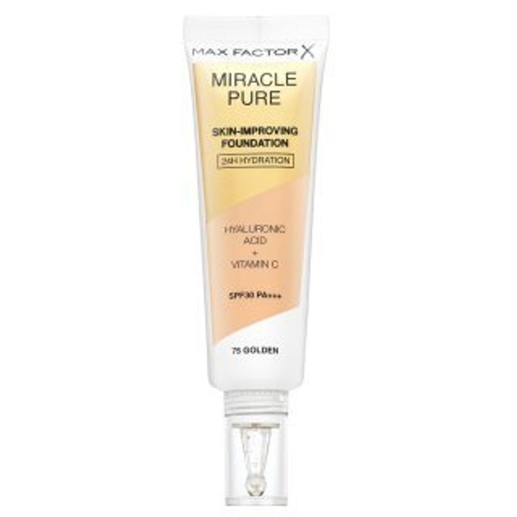 Max Factor Miracle Pure Skin-Improving Foundation langanhaltendes Make-up mit Hydratationswirkung 75 Golden 30 ml