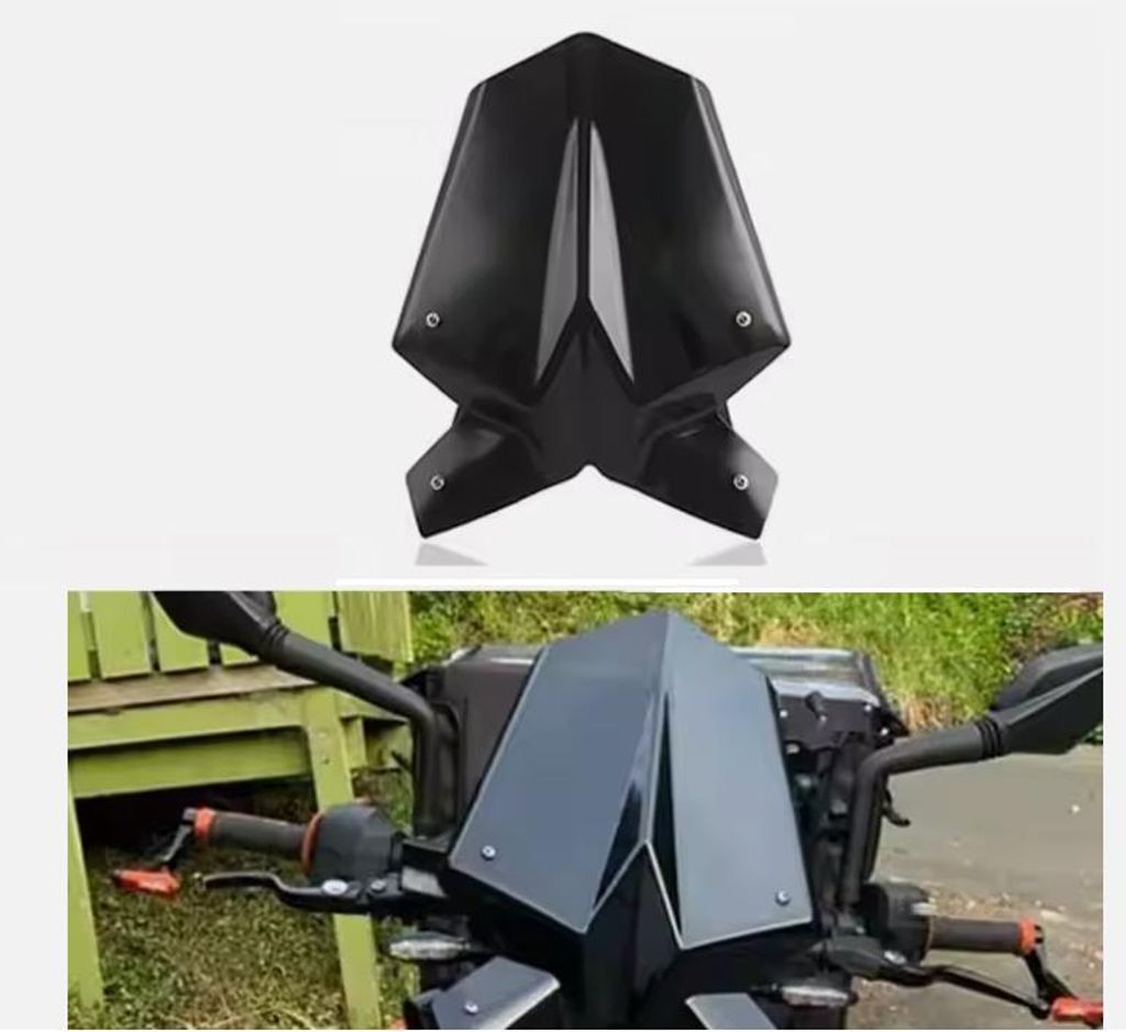 TopX Zubehör WINDSCHUTZSCHEIBE HOCH DUNKEL KTM 790 390 DUKE 18 24 VERKLEIDUNG HIT