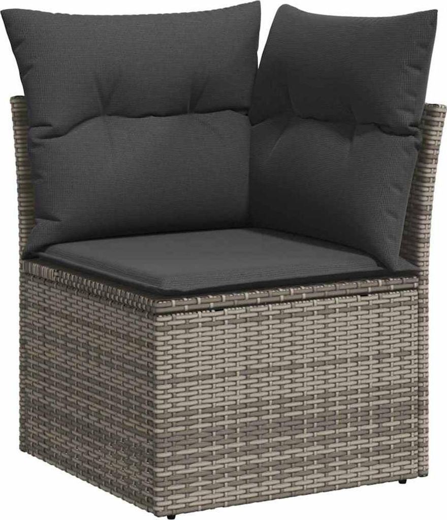 "WINTER SALE"Gartensofa-Set - Outdoor-Lounge-Set - mit Kissen 8er Set,multifunktional& Moderne - Grau - Gartengarnitur - Gartensofas NEU7784381
