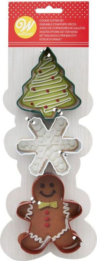 Ausstechformen 3er Set, Weihnachten