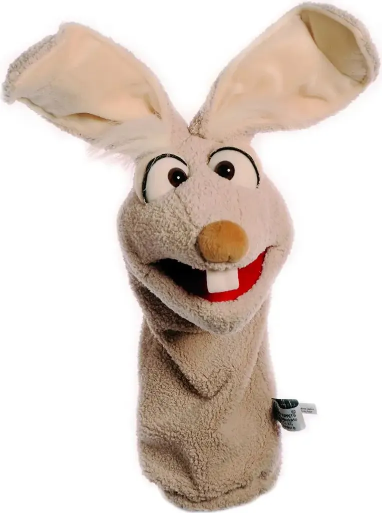 Marionnette lapin Mampfred 40 cm : aidez votre enfant à s'exprimer