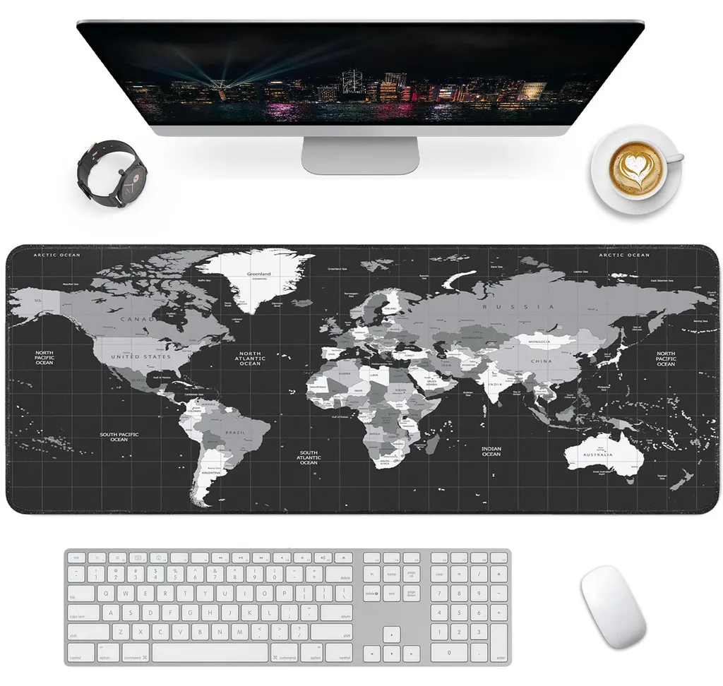 Tapis de souris Gamer XXL pour clavier et souris, confort de jeu PC