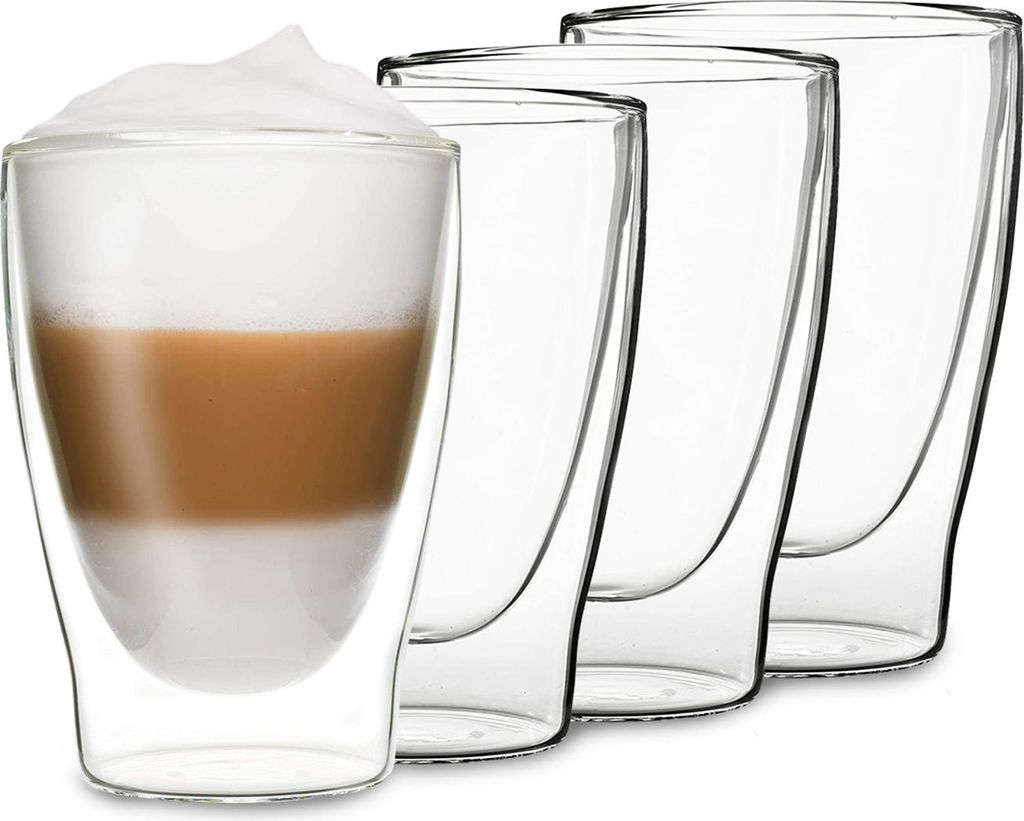 DUOS®, sklenené šálky na na latte macchiato, 4 x 310 ml, Obrázok produktu 