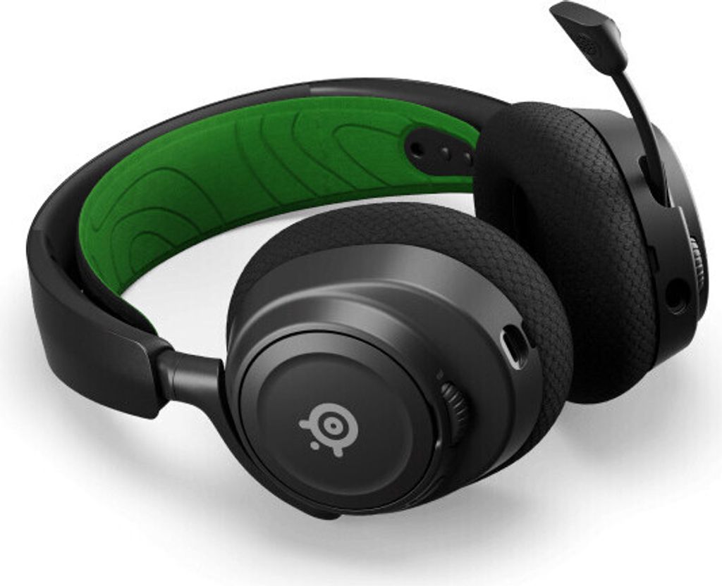 A studio shot of a gaming headset.