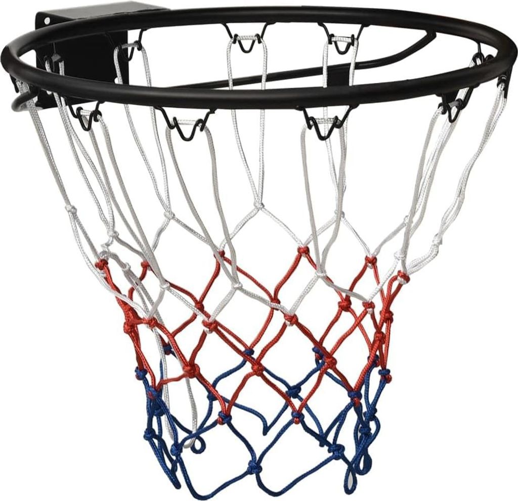 Verstellbarer Basketballring für den Heimgebrauch - 45 cm Stahl mit Nylon Netz