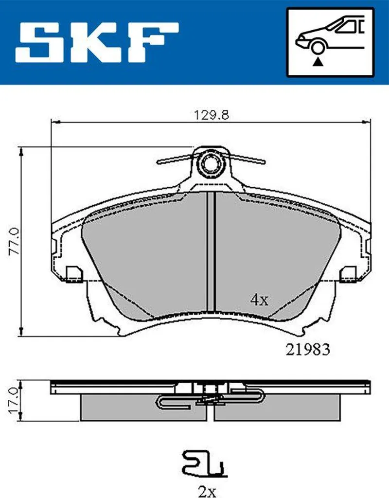 Éliminez les Bruits de Freinage avec les Plaquettes SKF VKBP 80404 A S40