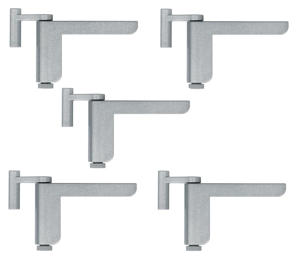 ABUS Türschließer 2603 - 5er Set in silber Produktbild 