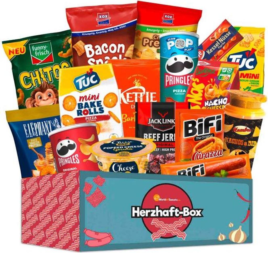 World of Sweets Herzhaft-Box