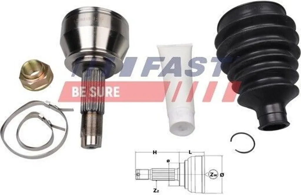 Stop Vibrations : Joint Arbre Transmission pour Fiat Doblo 46307659