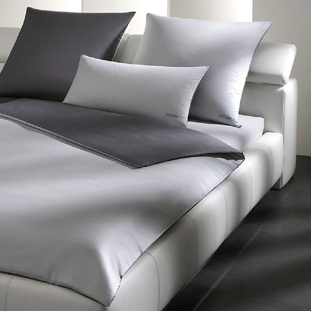Linge de Lit Joop Micro Pattern Argent 4040-9 - Finition Satinée Chic - 2