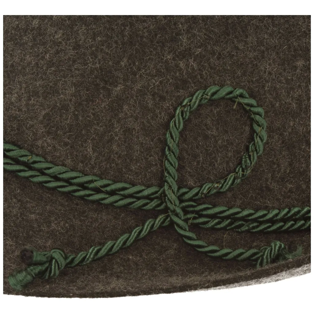 Allgäuer Spitzkopf Chapeau traditionnel de Hut-Breiter en feutre de laine