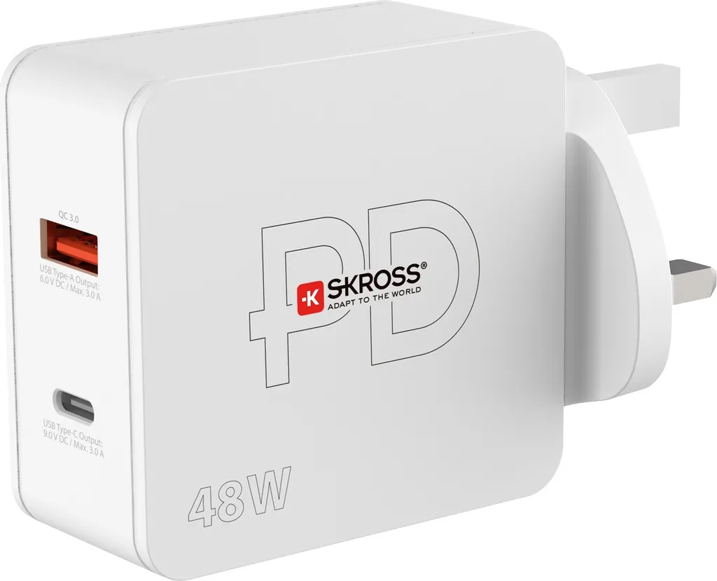Recensione SKROSS Multipower 2 Pro+ UK | Caricatore 48W USB C & A