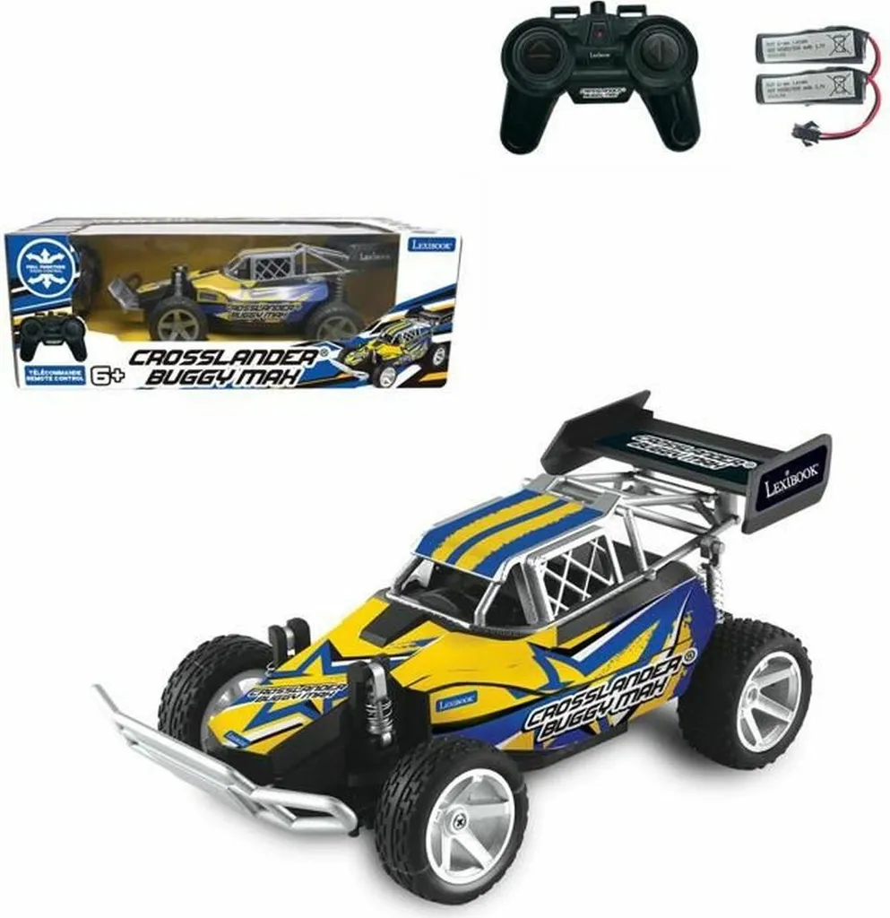 Voiture Télécommandée Lexibook Max Buggy Robuste Spéciale Sols Difficiles