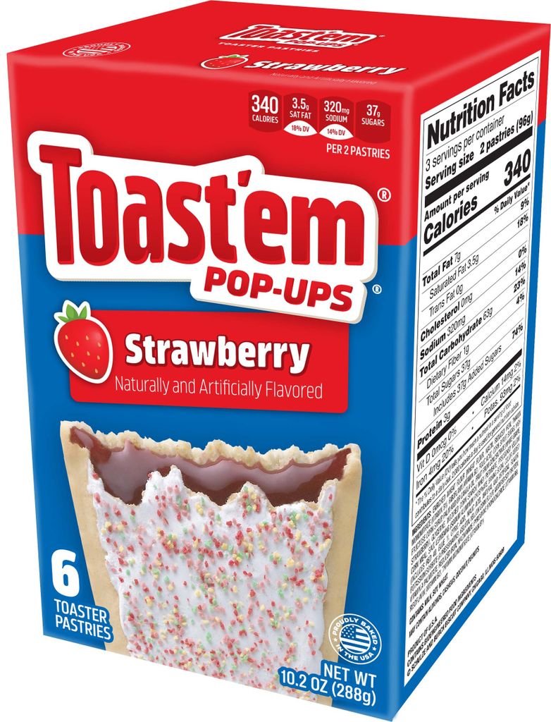 Toast'em Pop-Ups Strawberry 288g Produktbild 