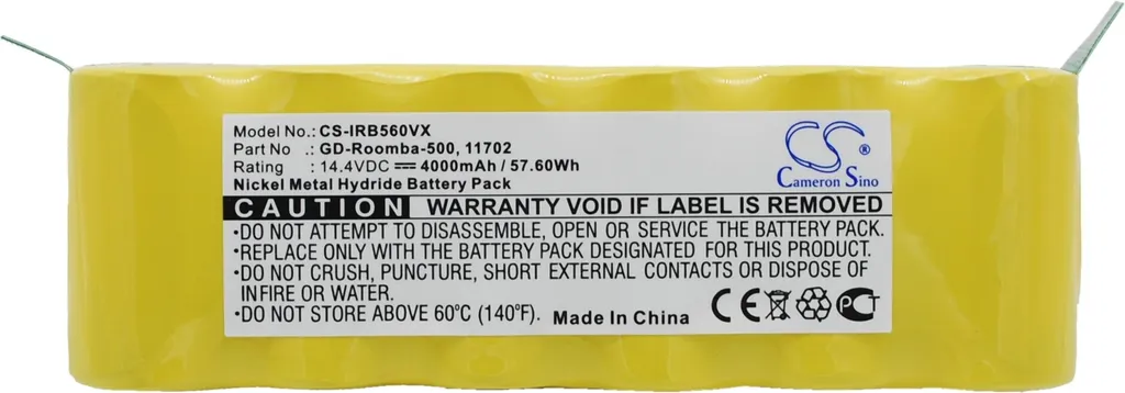 Batterie Robot Aspirateur haute capacité pour iRobot Roomba 530 et 531