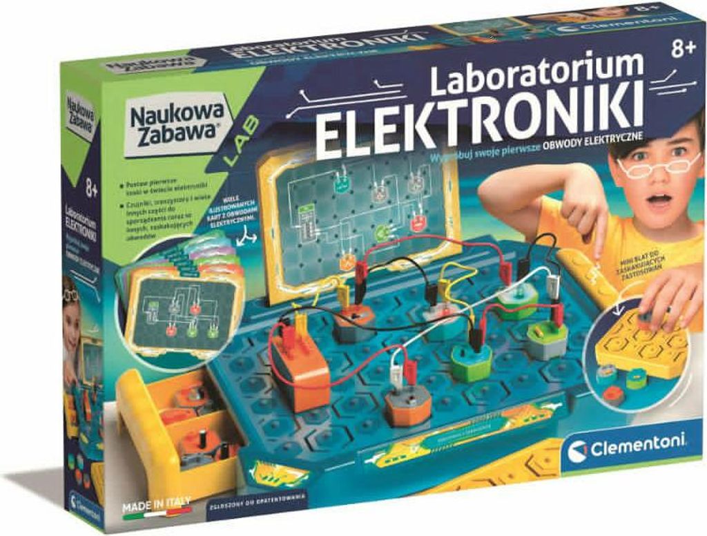 Clementoni Scientific Fun Electronics Lab 8+ Obrázok produktu 