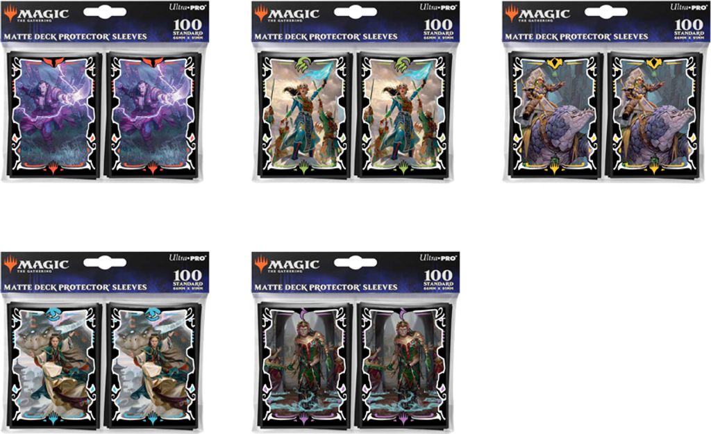 100 Ultra Pro Sleeves - Tarkir: Dragonstorm (66x91mm) , Version:Abzan