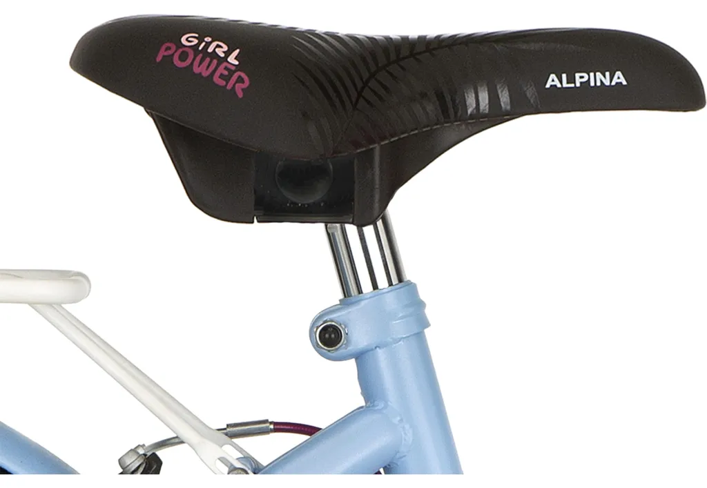 Selle de vélo Alpina Girlpower 20 ergonomique pour vélo enfant fille