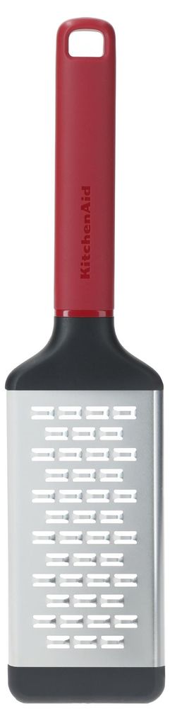 KitchenAid KHA320OHEREG Mittlere Reibe rot Edelstahl Mikroverzahnung