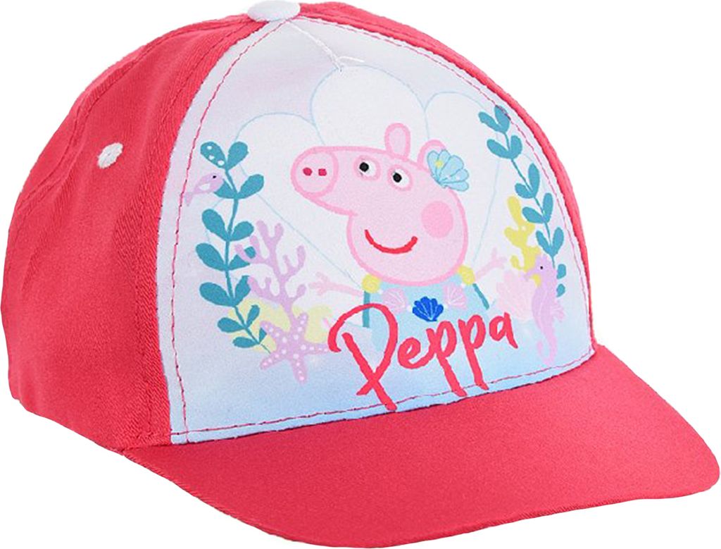 Peppa Pig Kinder-Cap Mädchen Basecap Kappe Sonnenhut Cap Baseball-Cap, Farbe:Pink, Größe:54