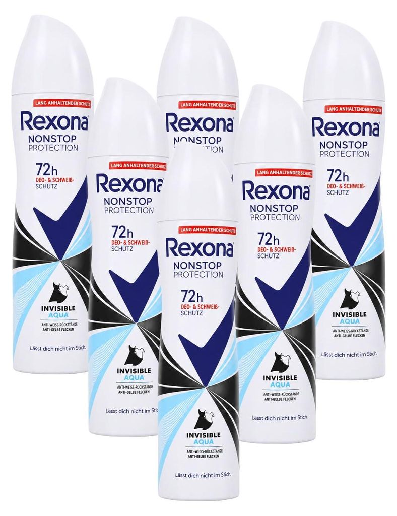 Rexona Nonstop Protection Invisible Aqua Anti Transpirant Produktbild 