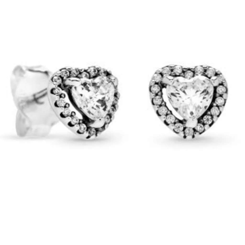 Boucles d'oreilles Pandora Sublime Coeurs 298427C01 Argent ajouré - 2