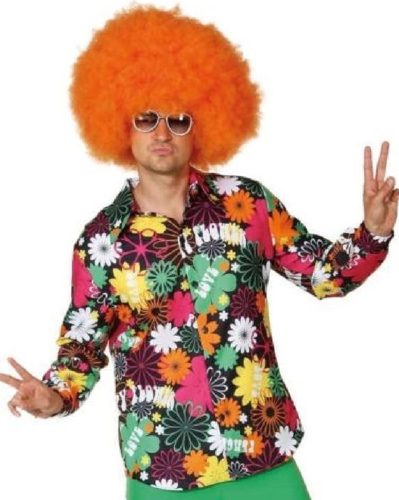 O7330-44-46 Hippie Hemd Hippyhemd Partyhemd Discohemd Produktbild 