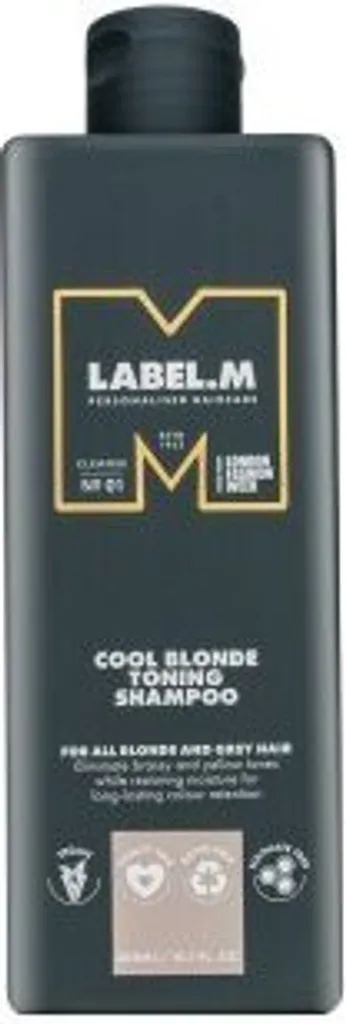 Adieu reflets jaunes : Shampooing Label.M Cool Blonde pour cheveux gris