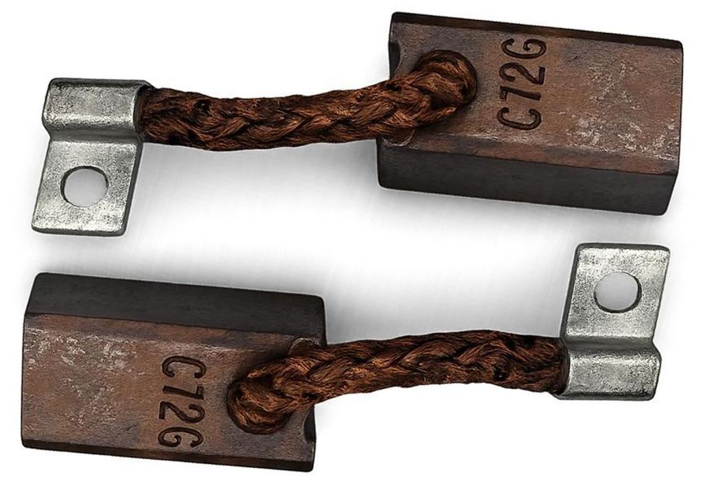 2x spazzole di carbone 9 x 13 x 25 mm per Bosch, MBB, Immagine del prodotto 