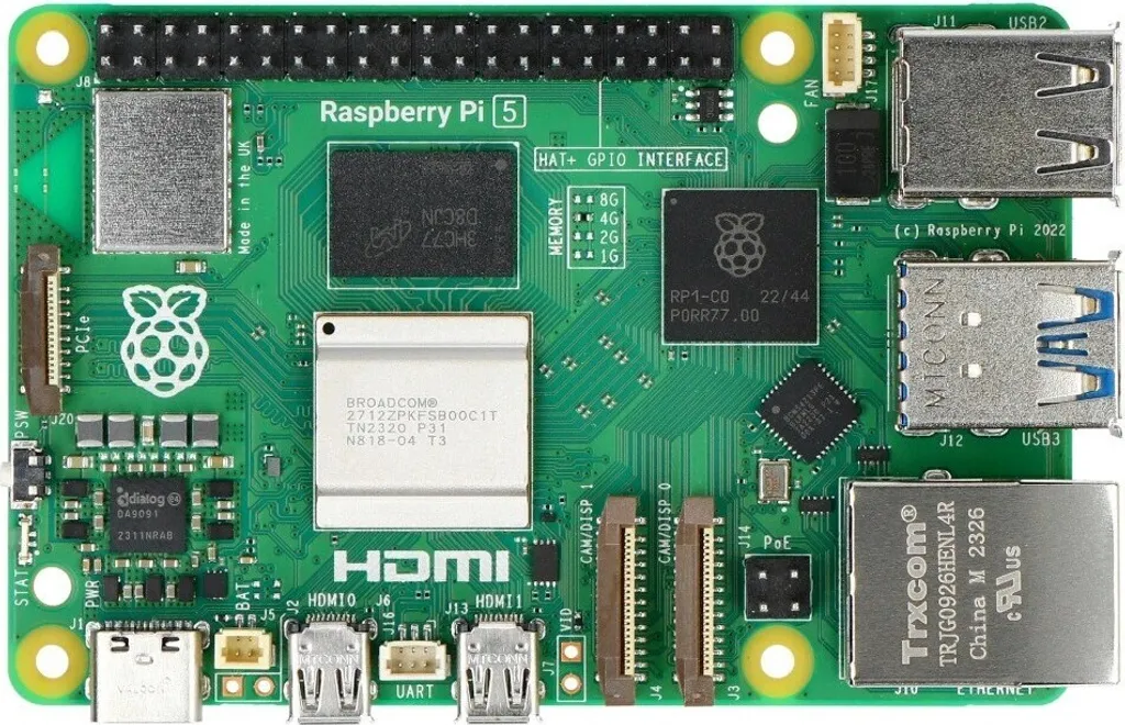 Raspberry Pi 5B 8GB haute performance avec CPU 2.4GHz et USB 3.0 rapide - 24
