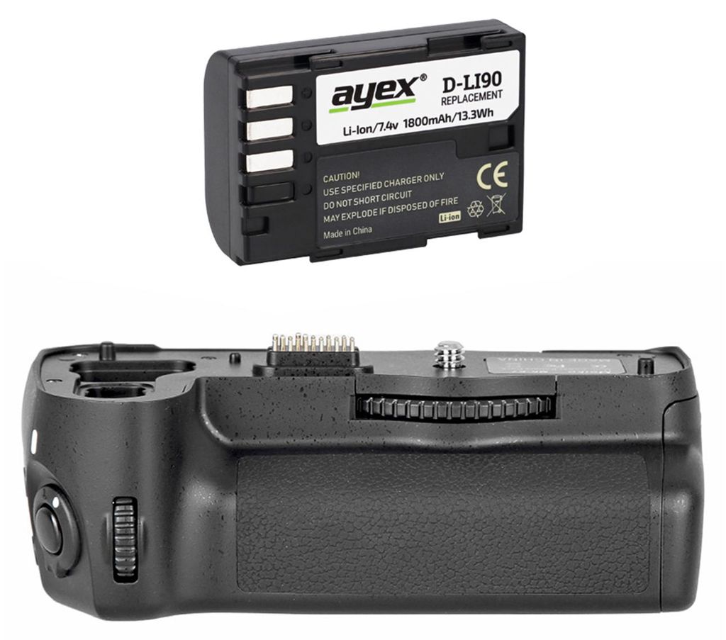 Batteriegriff Set für Pentax DSLR Kameras K-7 K-5 K-5 II Produktbild 