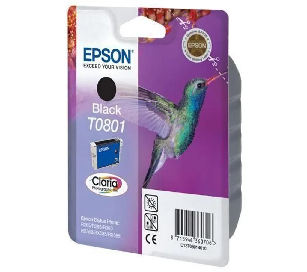 Offerta Epson T0801 Nero: Cartuccia Originale/Compatibile Pronta Consegna