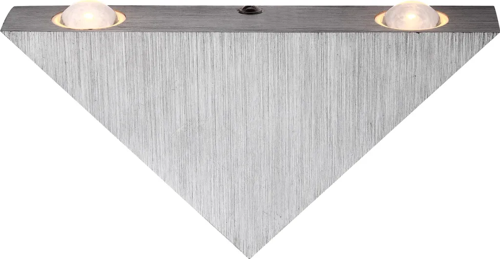 Globo Lighting Applique murale aluminium brossé avec 3x LED intégrées - 2