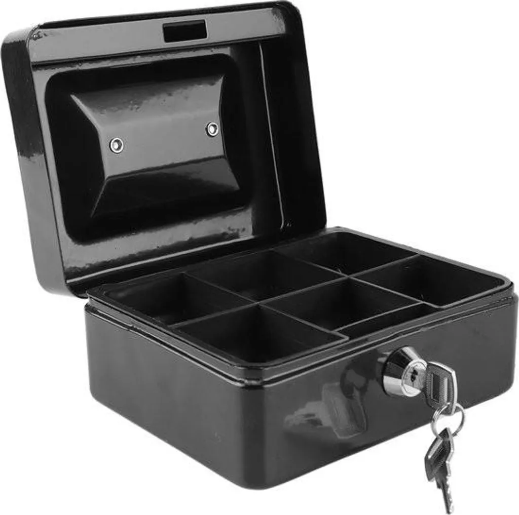 Coffre-fort ignifuge de rangement pour argent et documents en métal - 5