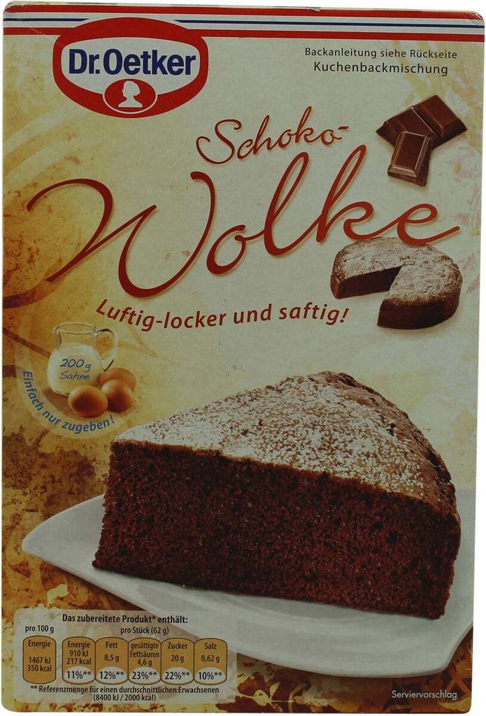 Dr. Oetker Schoko Wolke Kuchenbackmischung | Kaufland.de