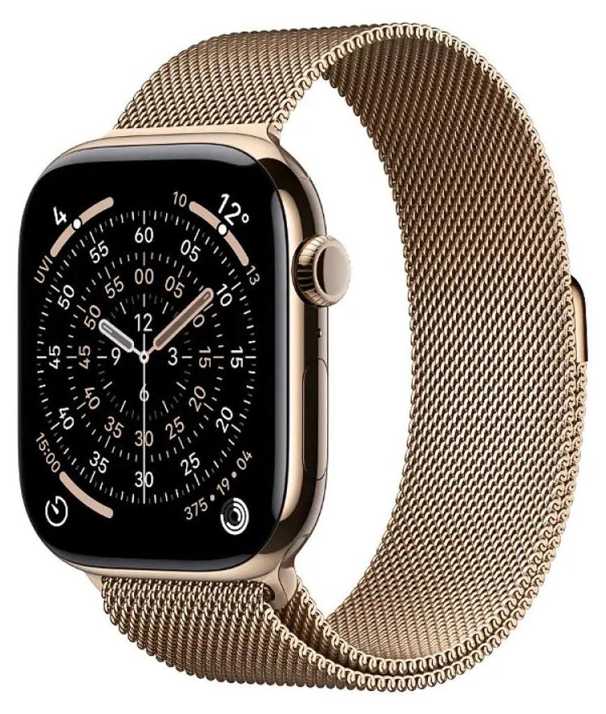 Smartwatch Apple Watch 11 Cell 46mm Oro/Milanese M/L mfd84 Immagine del prodotto 