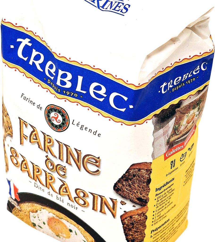 Treblec Farine de Sarrasin Buchweizenmehl 1 KG aus Frankreich