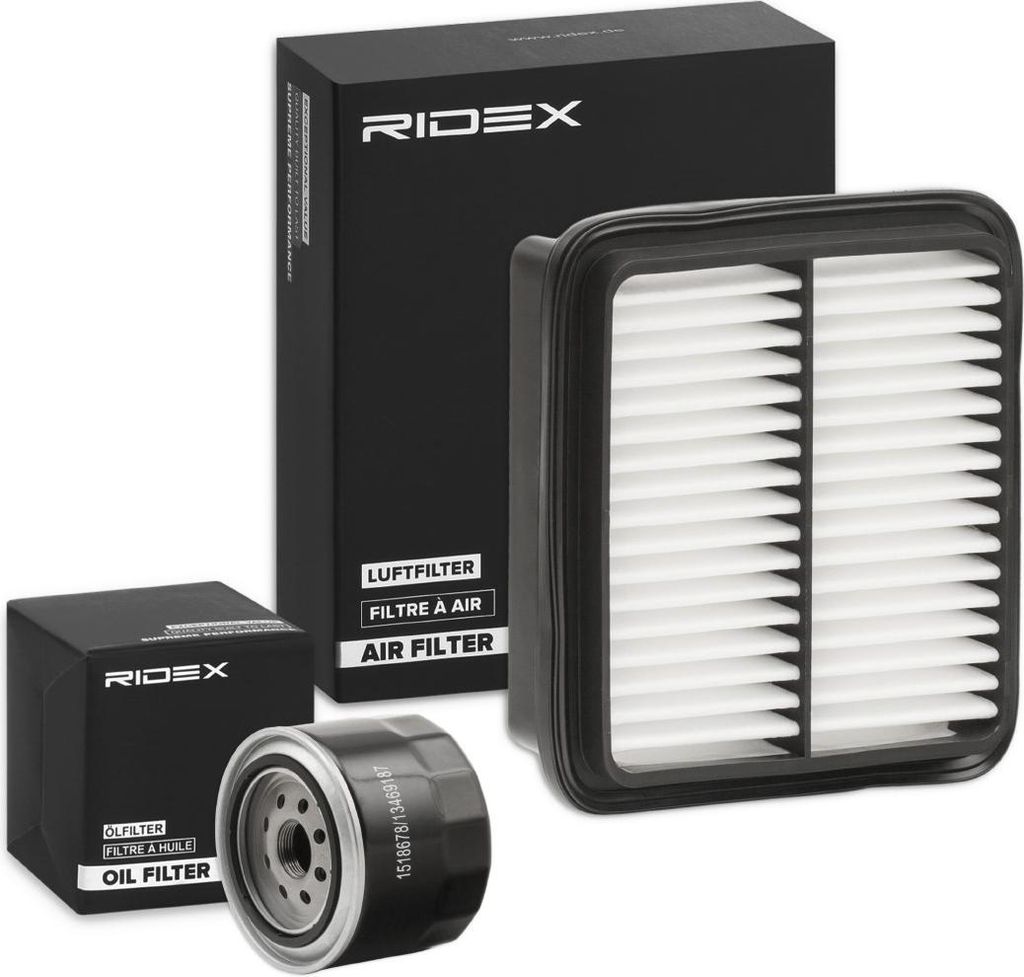 RIDEX Filterset Inspektionspaket Filtersatz für TOYOTA STARLET (EP91) PASEO Coupe (EL54)