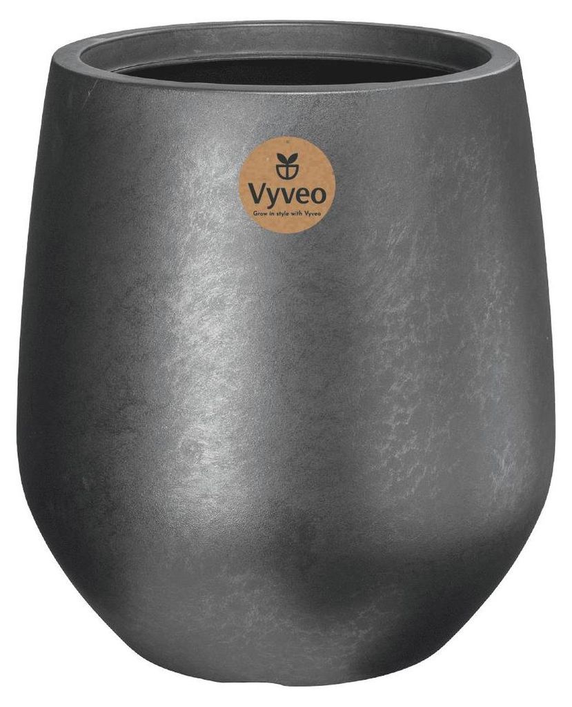 Vyveo - Blumentopf Amari - Silber metallic - 39x43 Produktbild 