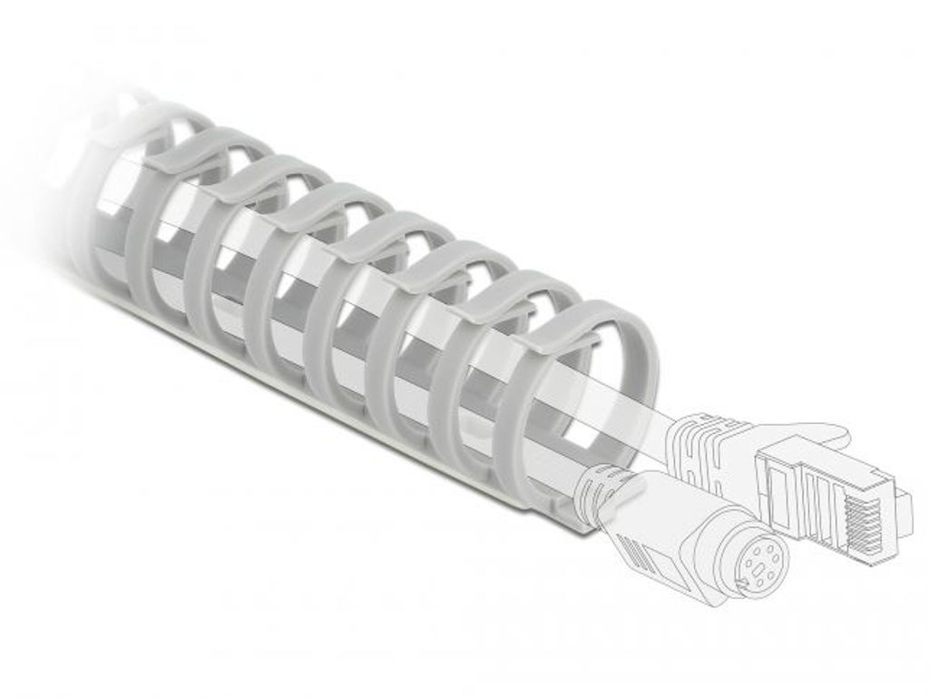 DELOCK Kabelkanal schraubbar 35 x 30mm L 50cm grau