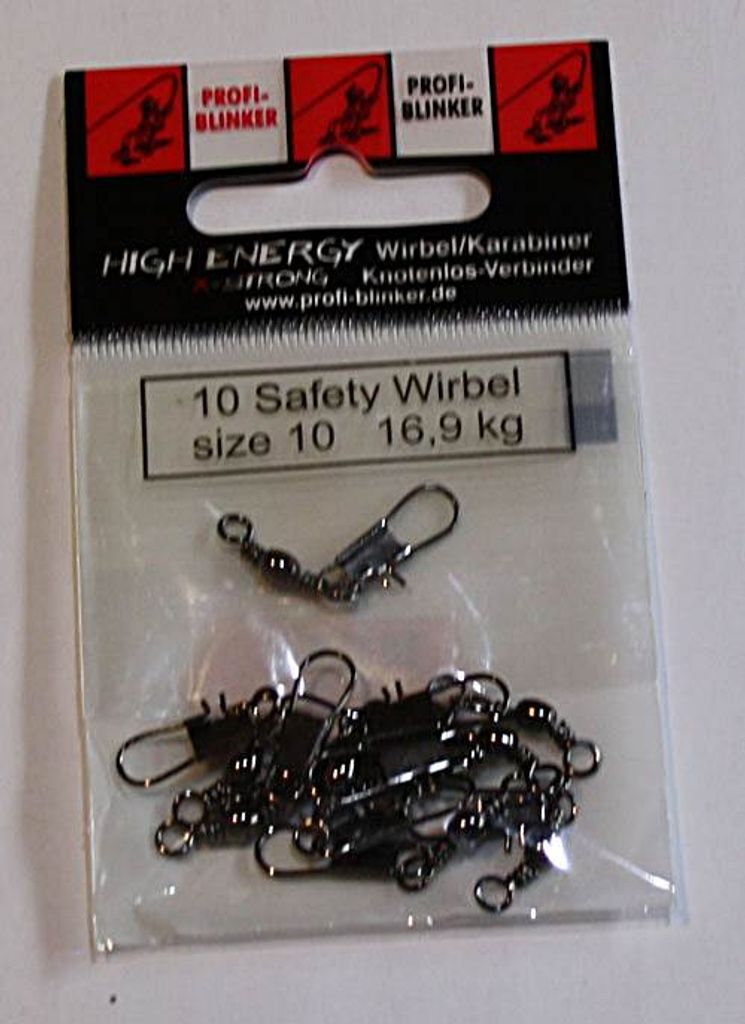 Profi Blinker Spinn-Twister 2er Set Schwarz - Angelköder Größe G